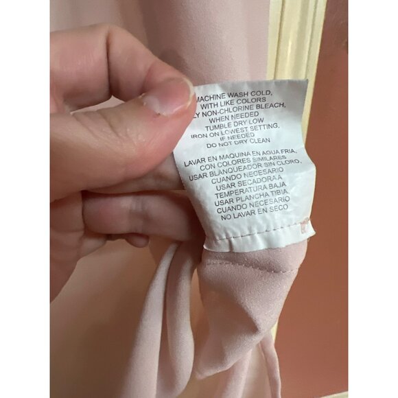 My Michelle XL Pink Chiffon Tank Top Blouse - Picture 5 of 6